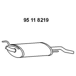 задно гърне EBERSPACHER 95 11 8219
