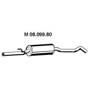 средно гърне EBERSPACHER 08.099.80