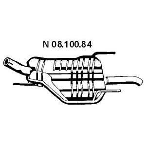 задно гърне EBERSPACHER 08.100.84 