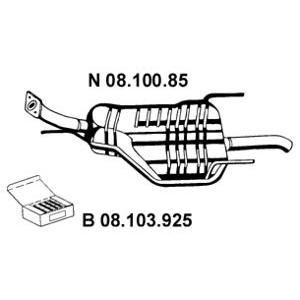 задно гърне EBERSPACHER 08.100.85