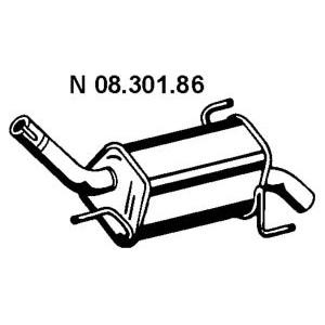 задно гърне EBERSPACHER 08.301.86
