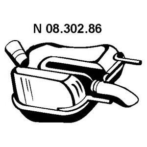 задно гърне EBERSPACHER 08.302.86
