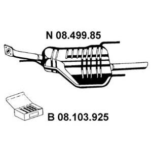 задно гърне EBERSPACHER 08.499.85