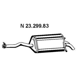 задно гърне EBERSPACHER 23.299.83 