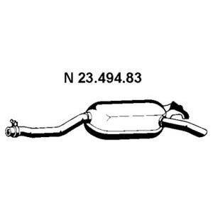задно гърне EBERSPACHER 23.494.83