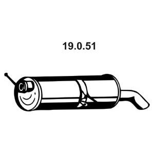 задно гърне EBERSPACHER 19.0.51