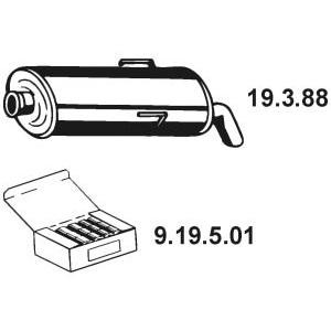 задно гърне EBERSPACHER 19.3.88