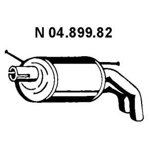 задно гърне EBERSPACHER 04.899.82 