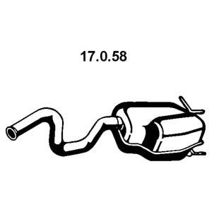 задно гърне EBERSPACHER 17.0.58