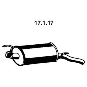 задно гърне EBERSPACHER 17.1.17 