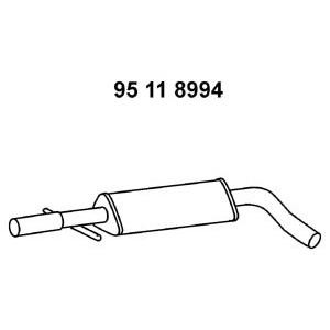 средно гърне EBERSPACHER 95 11 8994
