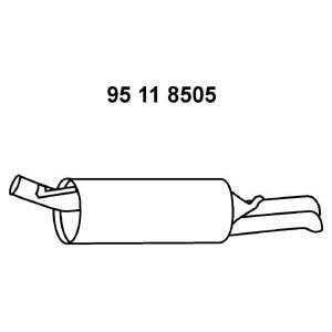 задно гърне EBERSPACHER 95 11 8505 