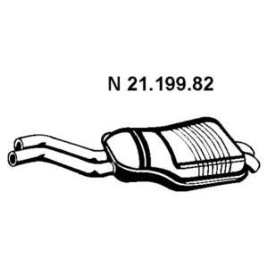 задно гърне EBERSPACHER 21.199.82