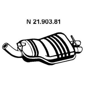 задно гърне EBERSPACHER 21.903.81