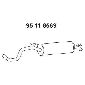 задно гърне EBERSPACHER 95 11 8569