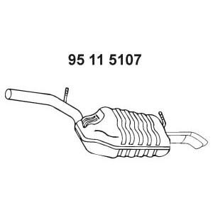 задно гърне EBERSPACHER 95 11 5107