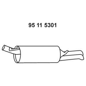 задно гърне EBERSPACHER 95 11 5301