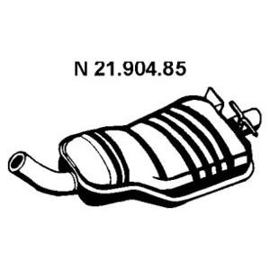 задно гърне EBERSPACHER 21.904.85