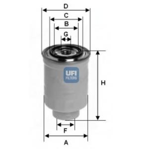 горивен филтър UFI 24.366.00 