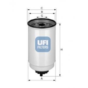 горивен филтър UFI 24.371.00 