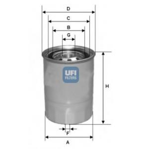 горивен филтър UFI 24.423.00 