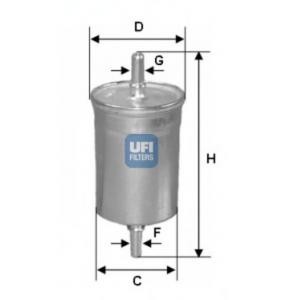 горивен филтър UFI 31.747.00