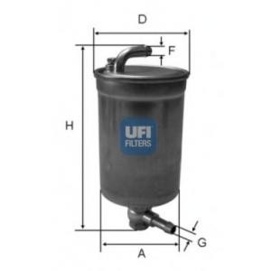 горивен филтър UFI 24.072.00 