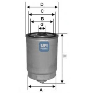 горивен филтър UFI 24.378.00 