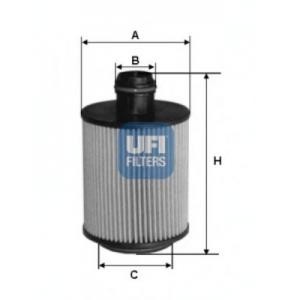маслен филтър UFI 25.093.00