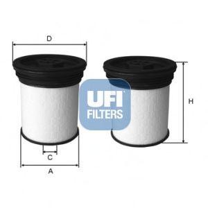 горивен филтър UFI 26.047.00 