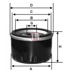 маслен филтър SOFIMA S 2210 R 