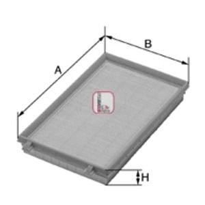 въздушен филтър SOFIMA S 3248 A 