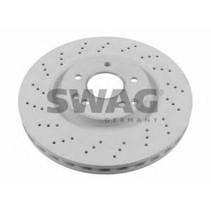 спирачен диск SWAG 10 92 6107 