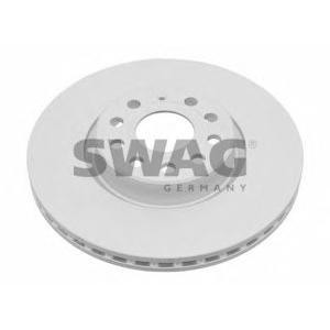 спирачен диск SWAG 30 92 4384 