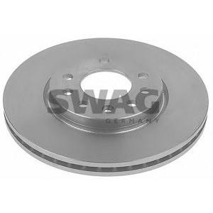 спирачен диск SWAG 40 91 0745 