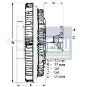 съединител, вентилатор на радиатора BERU LK117