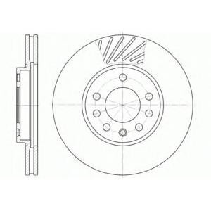 спирачен диск ROADHOUSE 6584.10 
