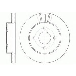 спирачен диск ROADHOUSE 6761.10 