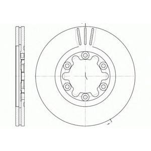 спирачен диск ROADHOUSE 6882.10 