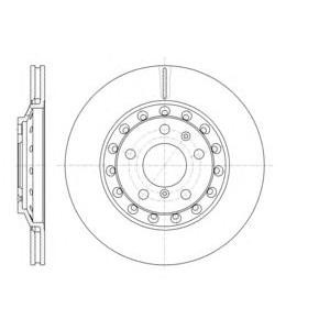 спирачен диск ROADHOUSE 61155.10