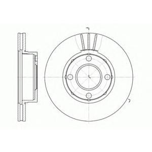 спирачен диск REMSA 6177.10 
