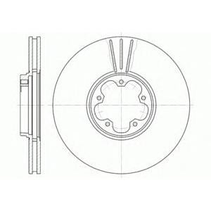 спирачен диск REMSA 6608.10 