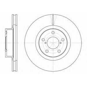 спирачен диск REMSA 6715.10 