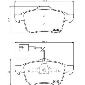 накладки PAGID T1585 
