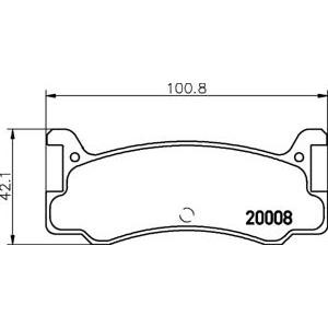 накладки PAGID T0025