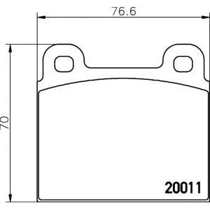накладки PAGID T4116 