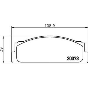 накладки PAGID T0616