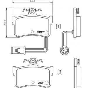 накладки PAGID T5028