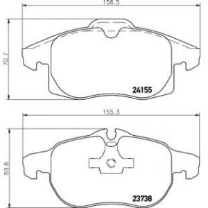 накладки PAGID T1631 