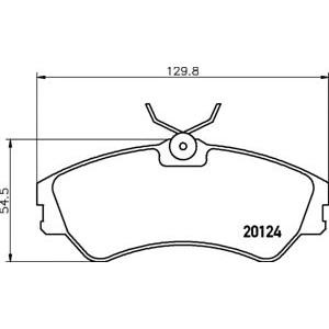 накладки PAGID T5048 
